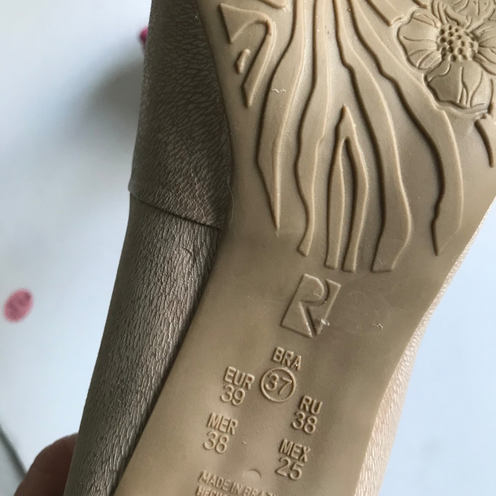 Ramarin open toe leather pumps Sz 7 (S-61) - Picture 6 of 8